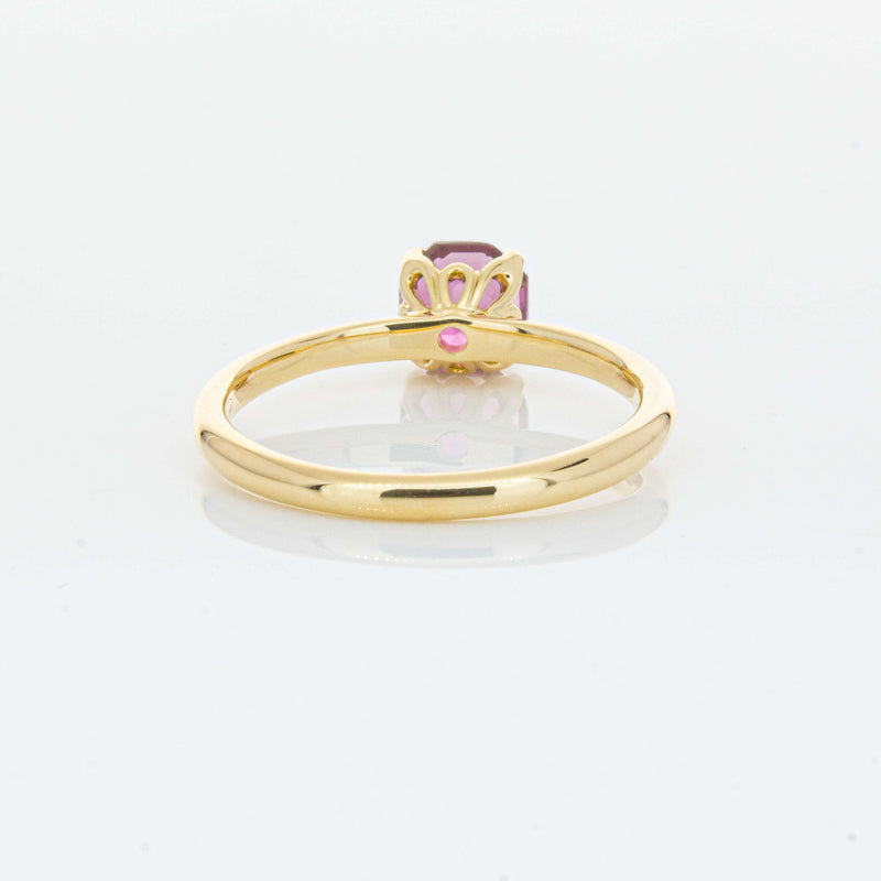 18ct Yellow Gold .90ct Pink Tourmaline Mini Octavia Ring-Ring-Walker & Hall