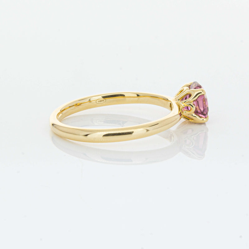 18ct Yellow Gold .90ct Pink Tourmaline Mini Octavia Ring-Ring-Walker & Hall