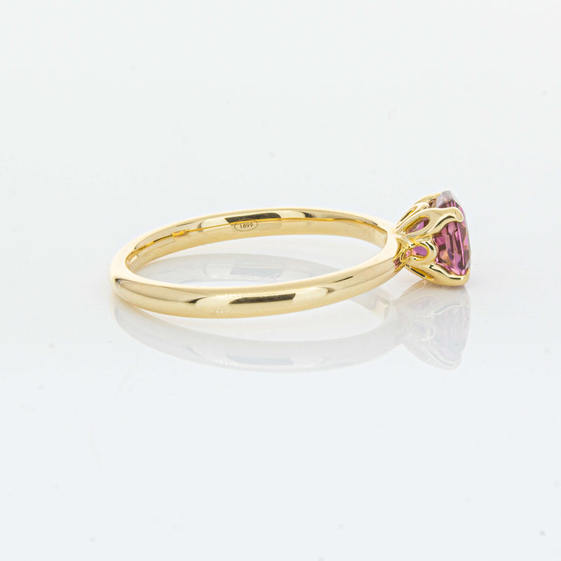 18ct Yellow Gold .90ct Pink Tourmaline Mini Octavia Ring-Ring-Walker & Hall