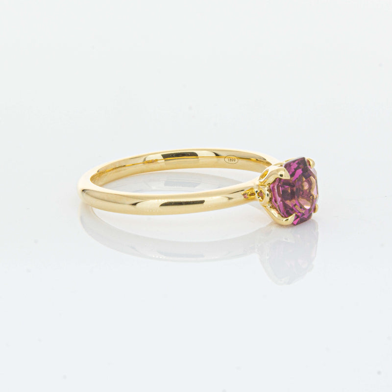18ct Yellow Gold .90ct Pink Tourmaline Mini Octavia Ring-Ring-Walker & Hall