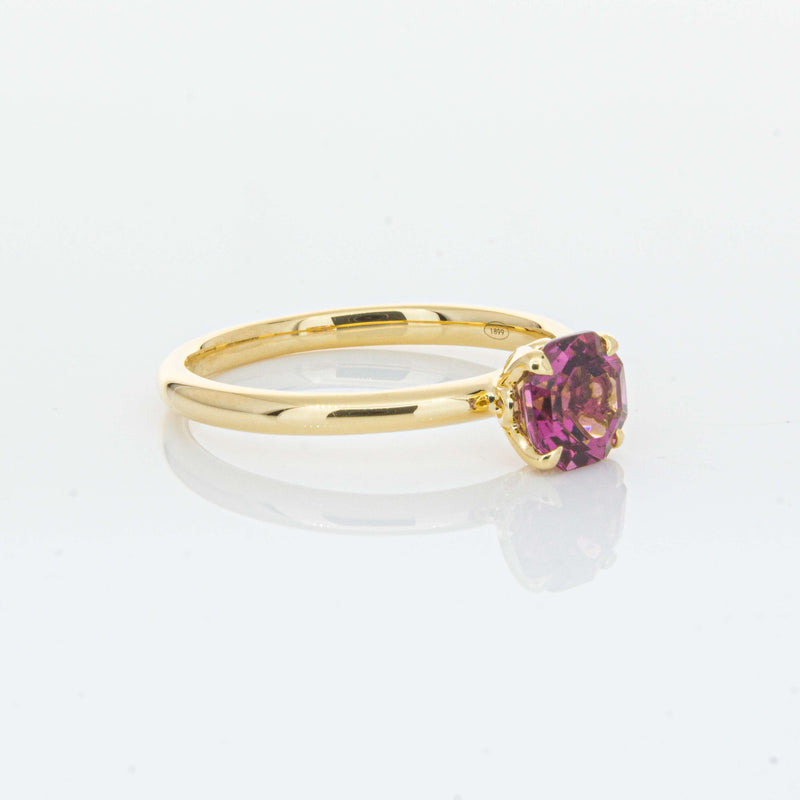 18ct Yellow Gold .90ct Pink Tourmaline Mini Octavia Ring-Ring-Walker & Hall