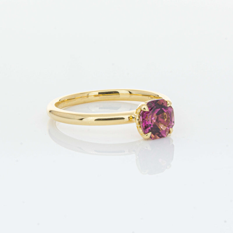 18ct Yellow Gold .90ct Pink Tourmaline Mini Octavia Ring-Ring-Walker & Hall