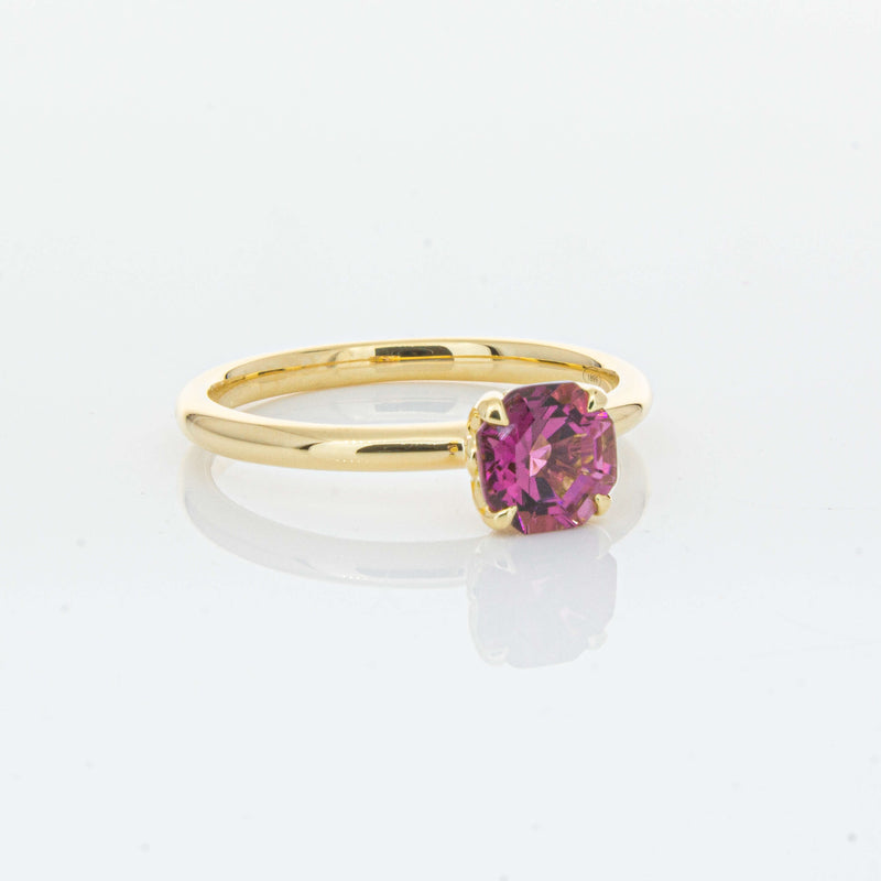 18ct Yellow Gold .90ct Pink Tourmaline Mini Octavia Ring-Ring-Walker & Hall