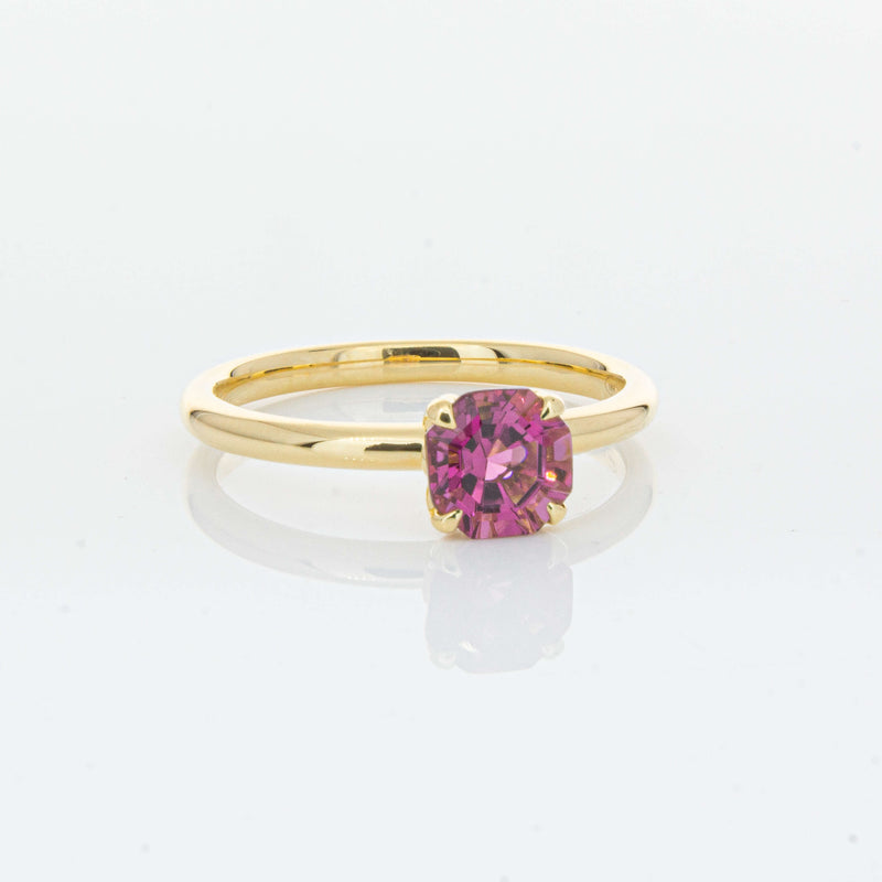 18ct Yellow Gold .90ct Pink Tourmaline Mini Octavia Ring-Ring-Walker & Hall