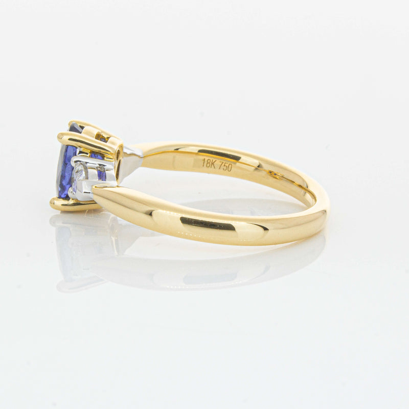 18ct Yellow Gold 1.33ct Sapphire & Diamond Ayla Ring-Ring-Walker & Hall