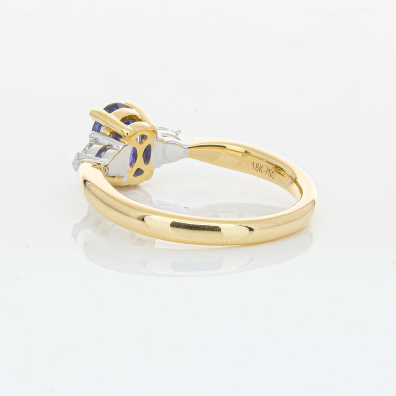 18ct Yellow Gold 1.33ct Sapphire & Diamond Ayla Ring-Ring-Walker & Hall