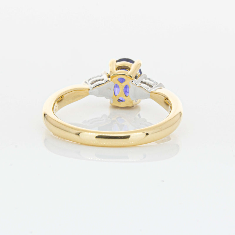 18ct Yellow Gold 1.33ct Sapphire & Diamond Ayla Ring-Ring-Walker & Hall