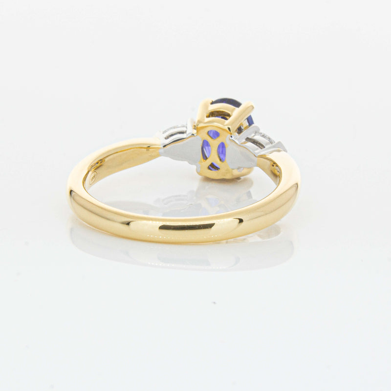 18ct Yellow Gold 1.33ct Sapphire & Diamond Ayla Ring-Ring-Walker & Hall