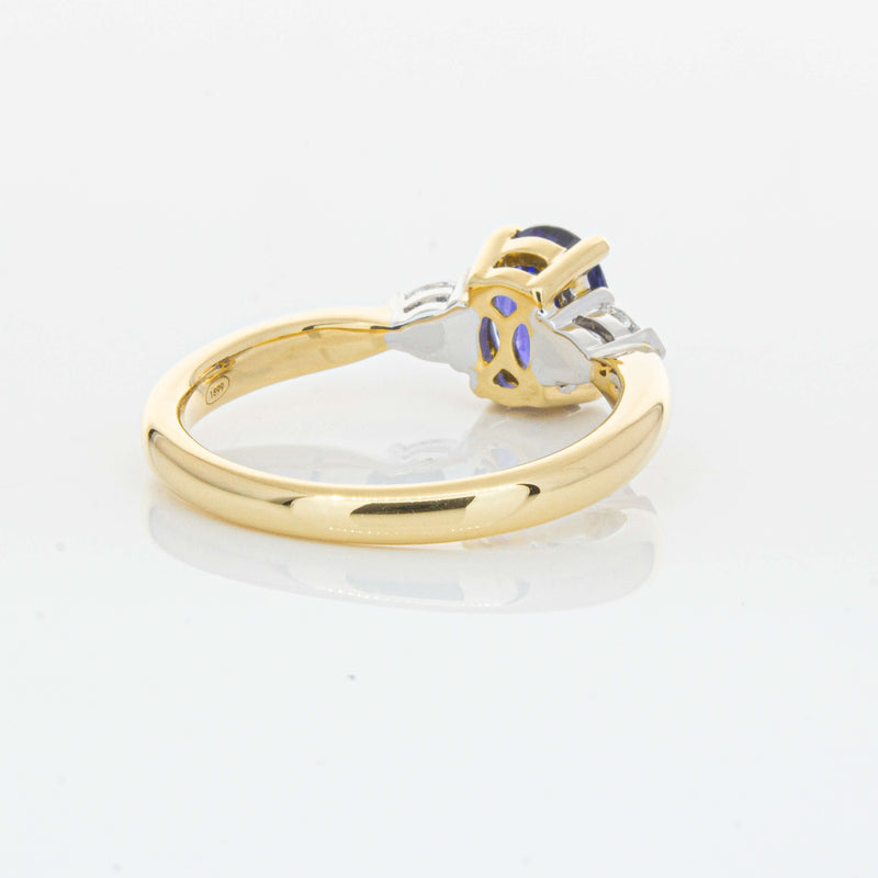 18ct Yellow Gold 1.33ct Sapphire & Diamond Ayla Ring-Ring-Walker & Hall