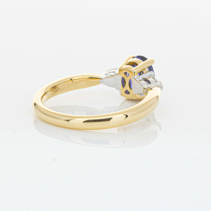 18ct Yellow Gold 1.33ct Sapphire & Diamond Ayla Ring-Ring-Walker & Hall