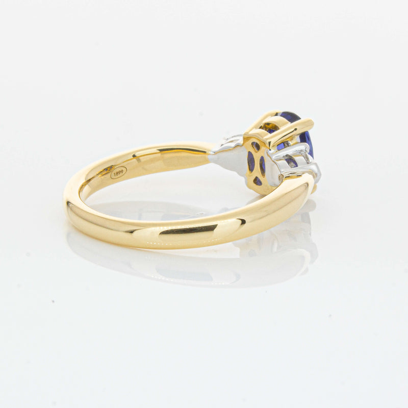 18ct Yellow Gold 1.33ct Sapphire & Diamond Ayla Ring-Ring-Walker & Hall