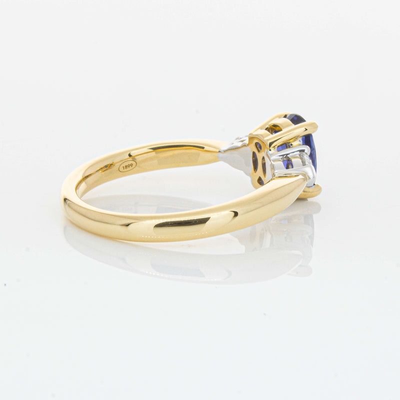 18ct Yellow Gold 1.33ct Sapphire & Diamond Ayla Ring-Ring-Walker & Hall