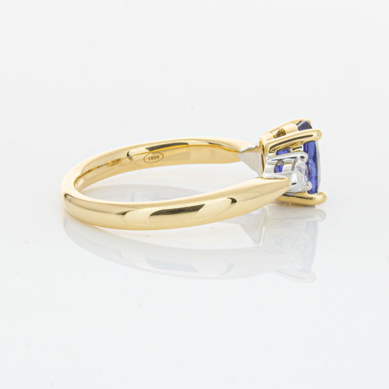 18ct Yellow Gold 1.33ct Sapphire & Diamond Ayla Ring-Ring-Walker & Hall