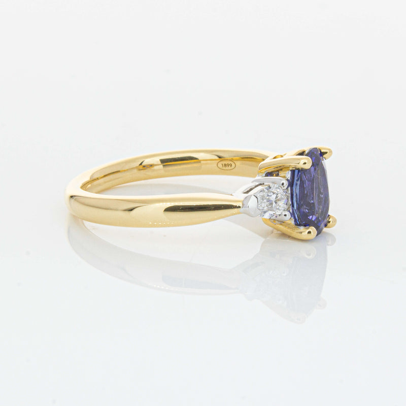 18ct Yellow Gold 1.33ct Sapphire & Diamond Ayla Ring-Ring-Walker & Hall