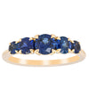 18ct Yellow Gold Five Stone Sapphire Octavia Ring-Ring-Walker & Hall