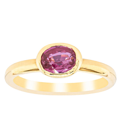 Deja Vu 22ct Yellow Gold 1.07ct Ruby Ring-Ring-Walker & Hall