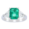 Deja Vu Platinum 2.03ct Emerald & Diamond Ring-Ring-Walker & Hall
