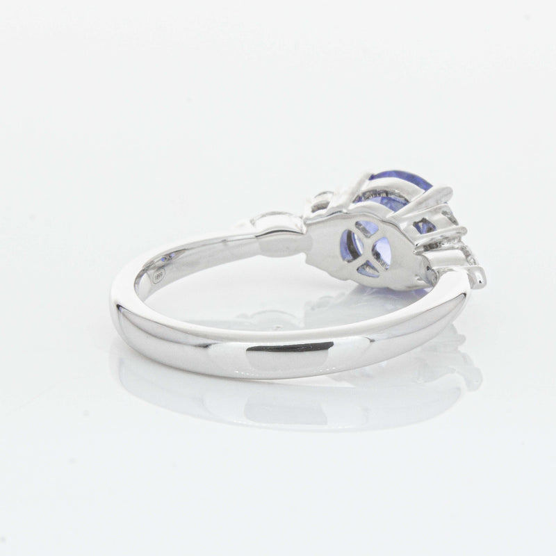 18ct White Gold 1.80ct Sapphire & Diamond Oriana Ring-Ring-Walker & Hall