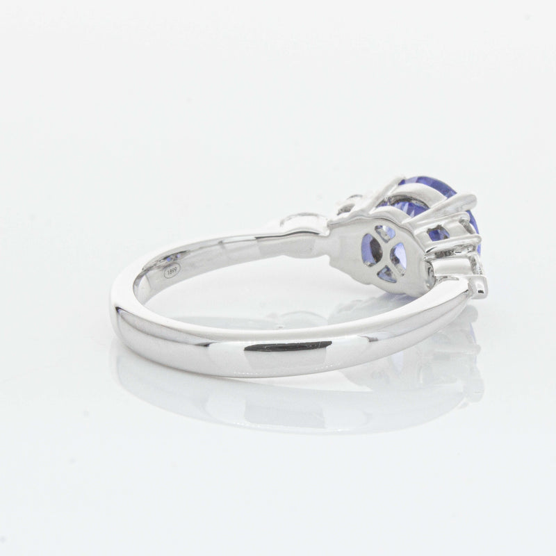 18ct White Gold 1.80ct Sapphire & Diamond Oriana Ring-Ring-Walker & Hall