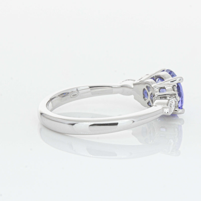 18ct White Gold 1.80ct Sapphire & Diamond Oriana Ring-Ring-Walker & Hall