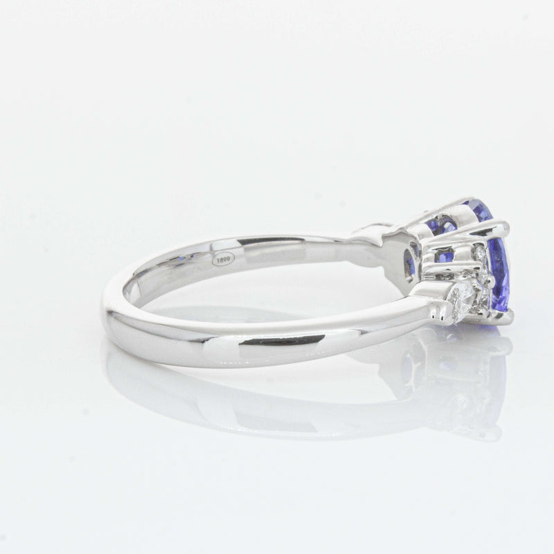 18ct White Gold 1.80ct Sapphire & Diamond Oriana Ring-Ring-Walker & Hall