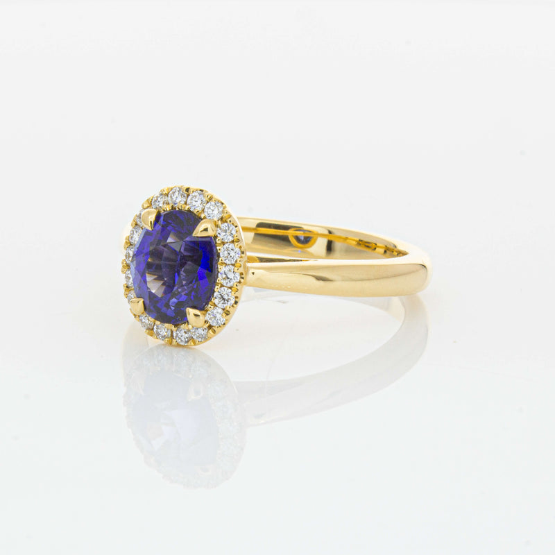 18ct Yellow Gold 1.53ct Sapphire & Diamond Nina Ring-Ring-Walker & Hall