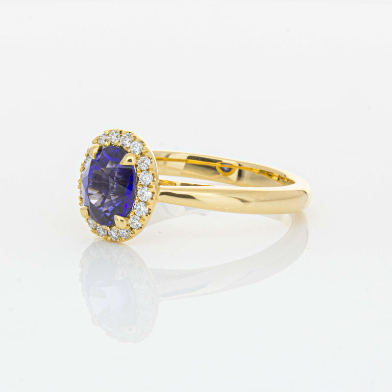 18ct Yellow Gold 1.53ct Sapphire & Diamond Nina Ring-Ring-Walker & Hall