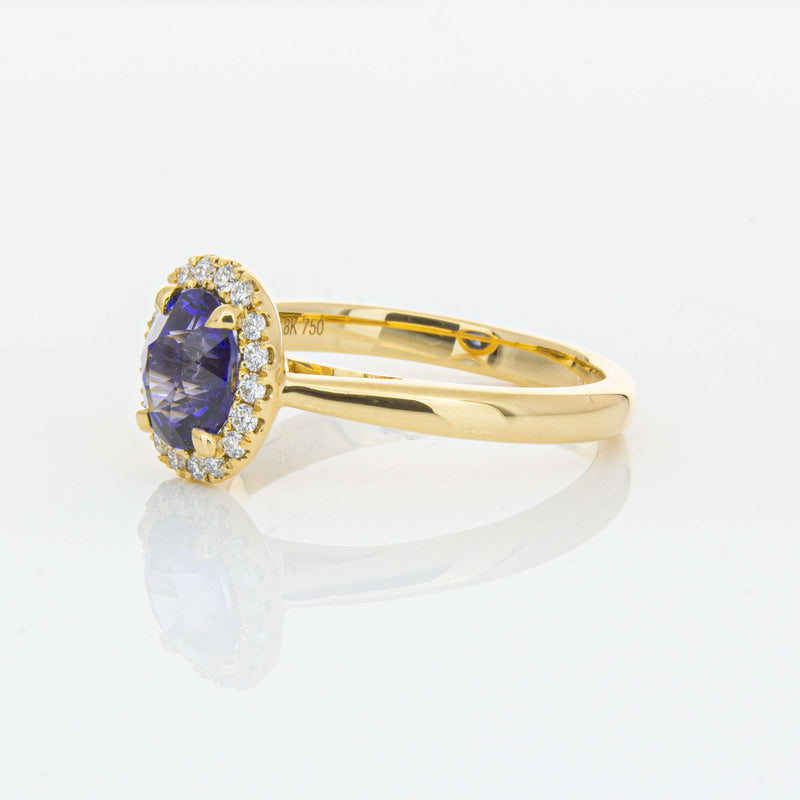 18ct Yellow Gold 1.53ct Sapphire & Diamond Nina Ring-Ring-Walker & Hall