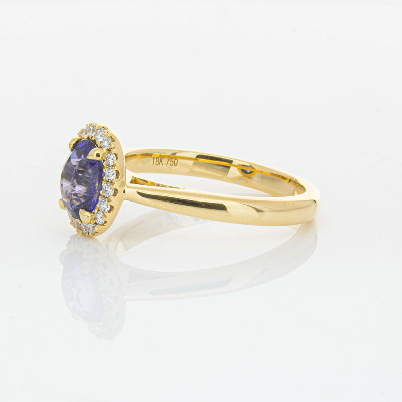 18ct Yellow Gold 1.53ct Sapphire & Diamond Nina Ring-Ring-Walker & Hall
