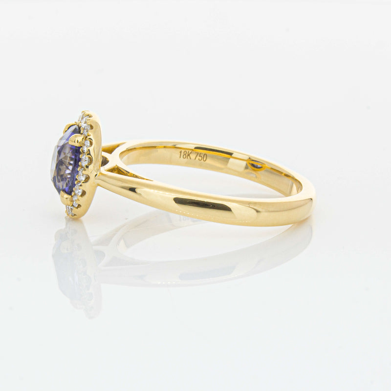 18ct Yellow Gold 1.53ct Sapphire & Diamond Nina Ring-Ring-Walker & Hall