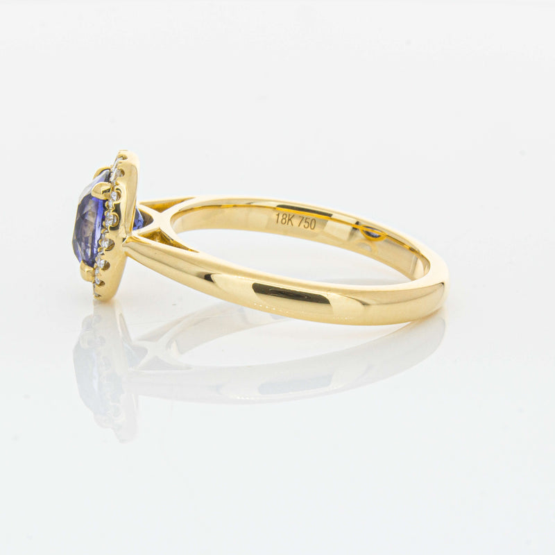 18ct Yellow Gold 1.53ct Sapphire & Diamond Nina Ring-Ring-Walker & Hall