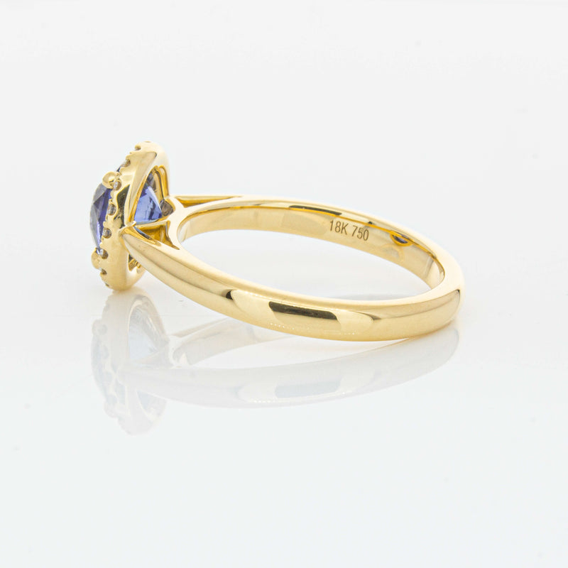 18ct Yellow Gold 1.53ct Sapphire & Diamond Nina Ring-Ring-Walker & Hall