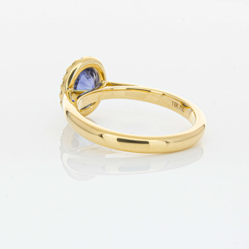 18ct Yellow Gold 1.53ct Sapphire & Diamond Nina Ring-Ring-Walker & Hall