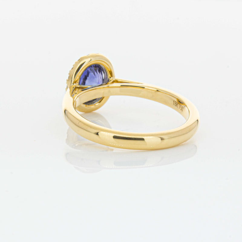 18ct Yellow Gold 1.53ct Sapphire & Diamond Nina Ring-Ring-Walker & Hall