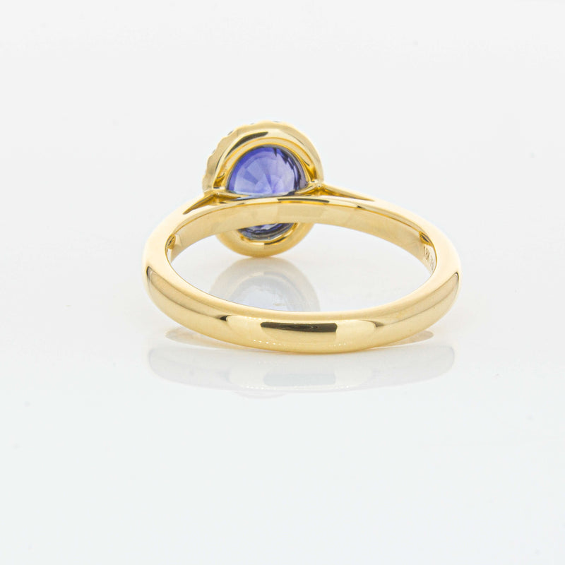 18ct Yellow Gold 1.53ct Sapphire & Diamond Nina Ring-Ring-Walker & Hall