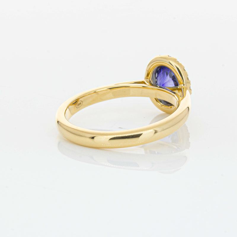 18ct Yellow Gold 1.53ct Sapphire & Diamond Nina Ring-Ring-Walker & Hall