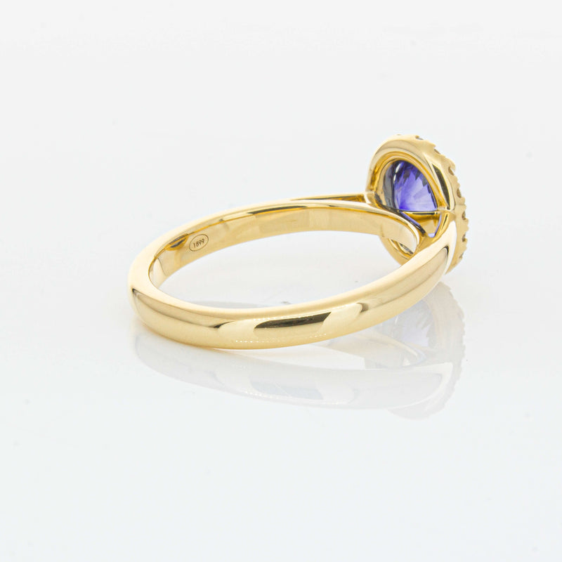 18ct Yellow Gold 1.53ct Sapphire & Diamond Nina Ring-Ring-Walker & Hall