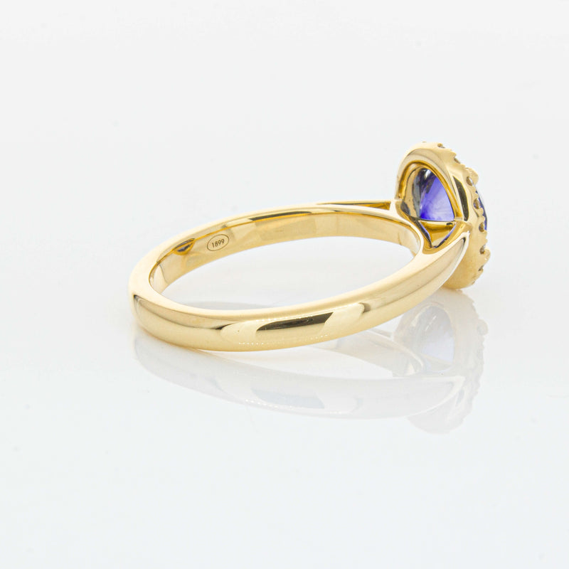 18ct Yellow Gold 1.53ct Sapphire & Diamond Nina Ring-Ring-Walker & Hall