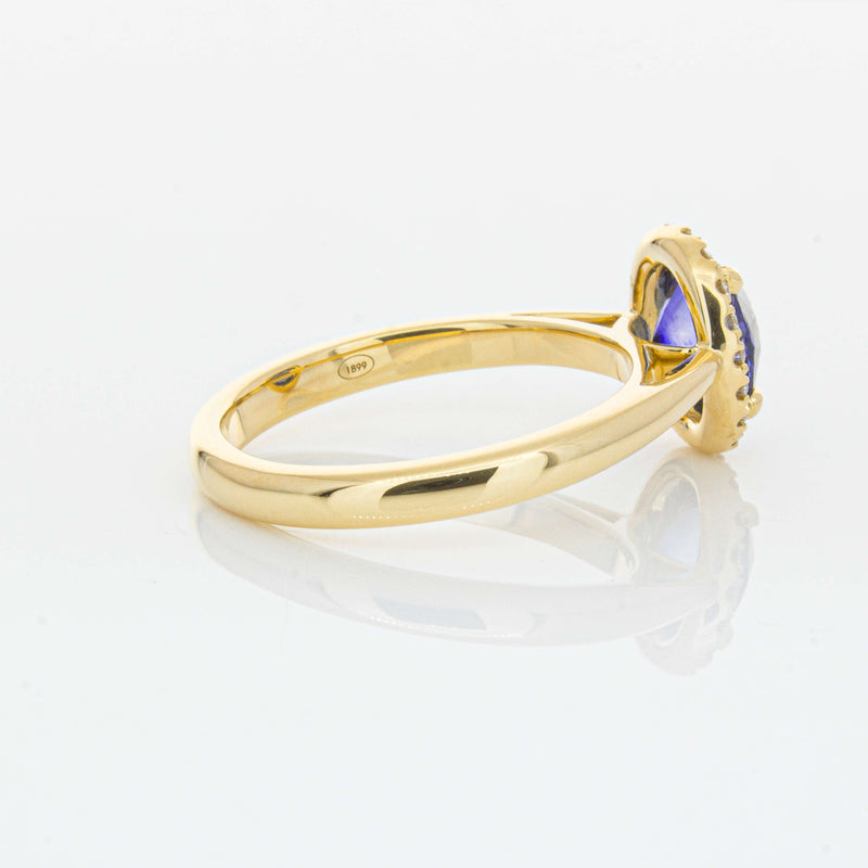 18ct Yellow Gold 1.53ct Sapphire & Diamond Nina Ring-Ring-Walker & Hall