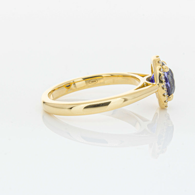 18ct Yellow Gold 1.53ct Sapphire & Diamond Nina Ring-Ring-Walker & Hall