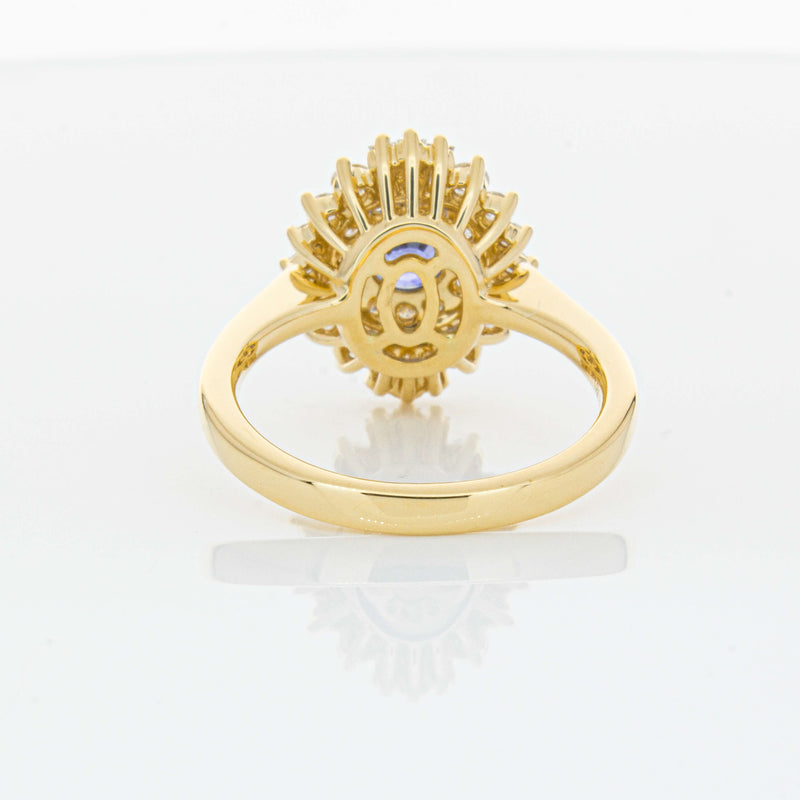 18ct Yellow Gold .71ct Sapphire & Diamond Kira Ring-Ring-Walker & Hall