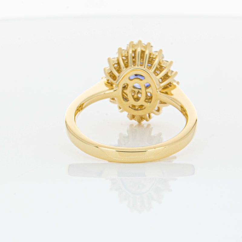 18ct Yellow Gold .71ct Sapphire & Diamond Kira Ring-Ring-Walker & Hall