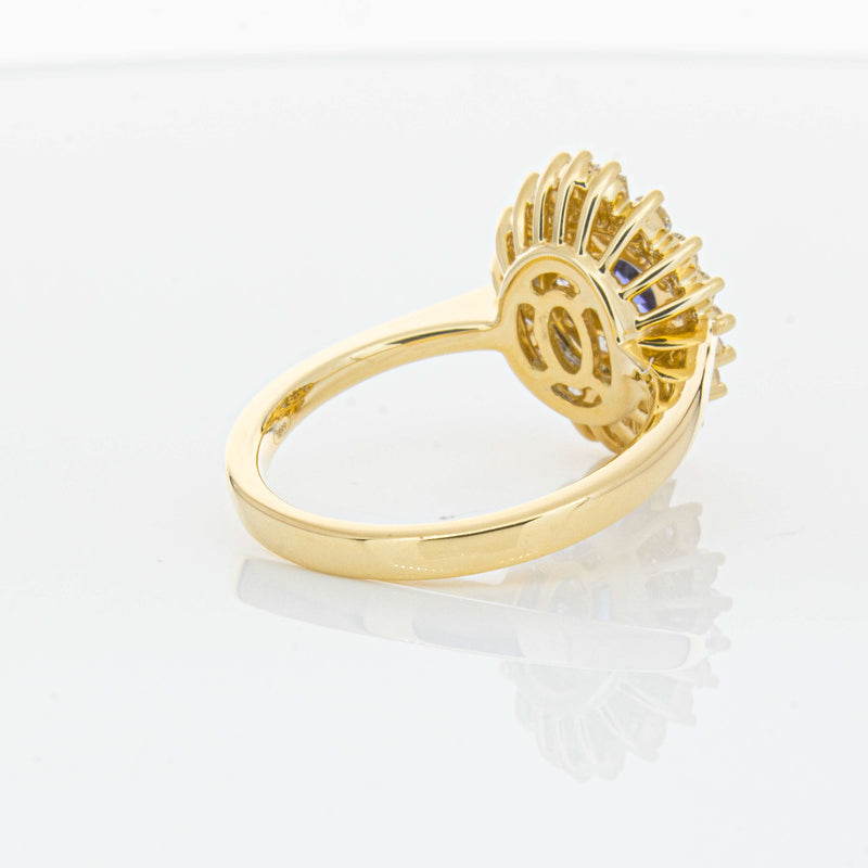 18ct Yellow Gold .71ct Sapphire & Diamond Kira Ring-Ring-Walker & Hall