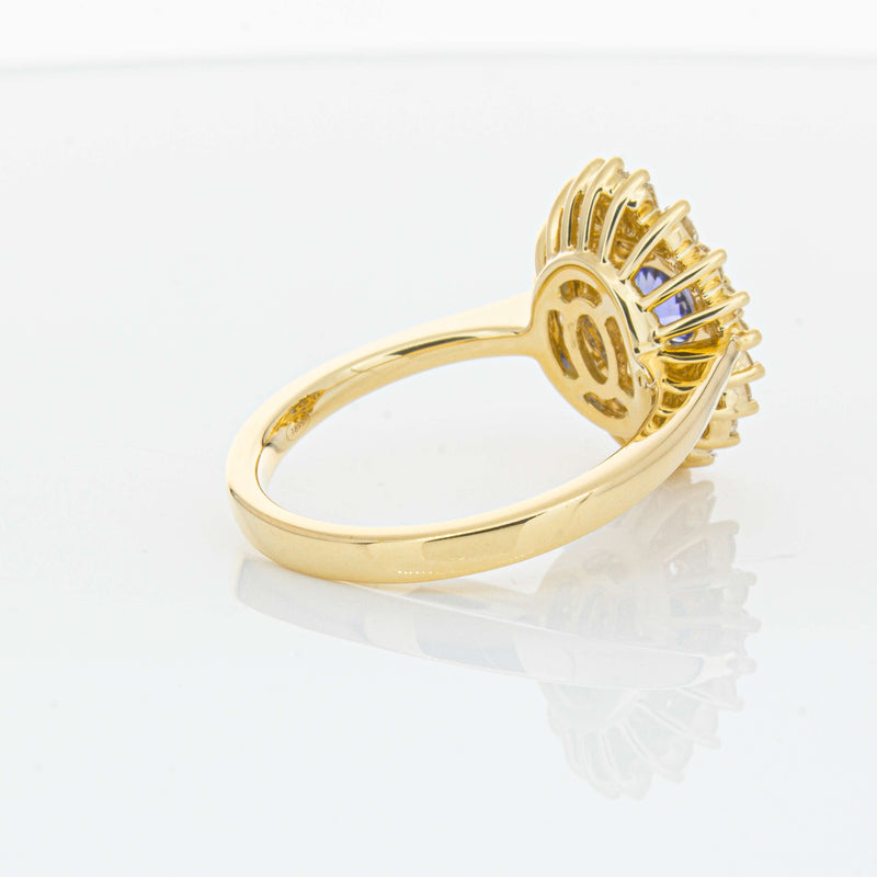 18ct Yellow Gold .71ct Sapphire & Diamond Kira Ring-Ring-Walker & Hall