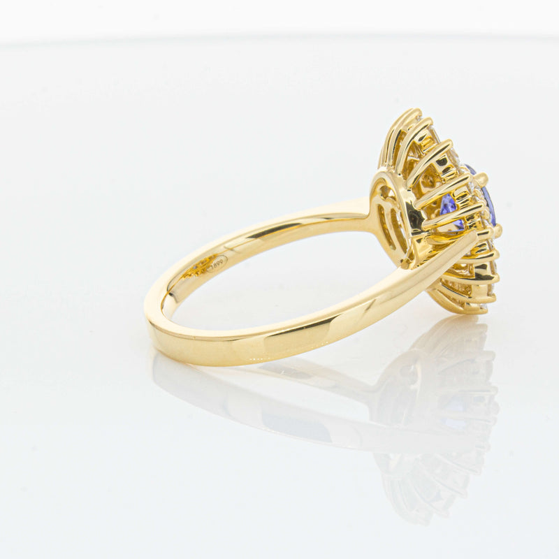 18ct Yellow Gold .71ct Sapphire & Diamond Kira Ring-Ring-Walker & Hall