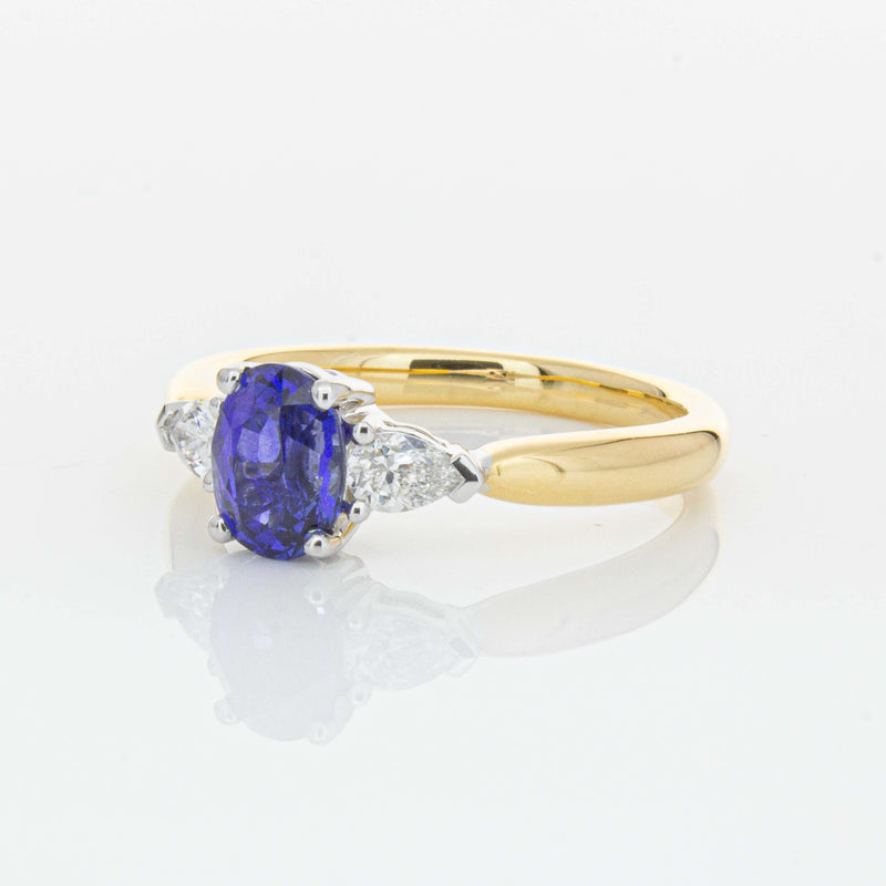 18ct Yellow Gold 1.25ct Sapphire & Diamond Ayla Ring-Ring-Walker & Hall