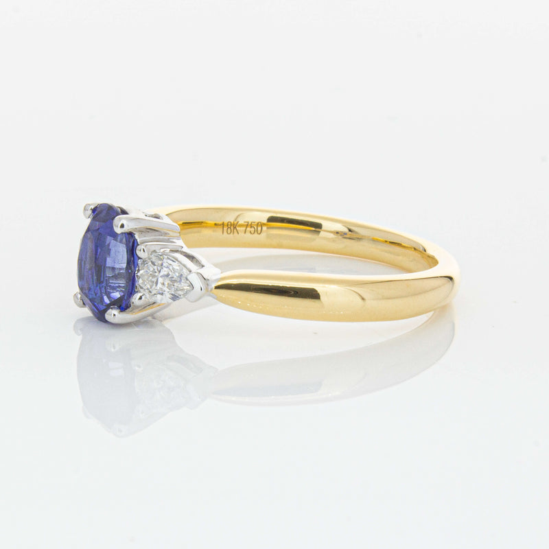 18ct Yellow Gold 1.25ct Sapphire & Diamond Ayla Ring-Ring-Walker & Hall