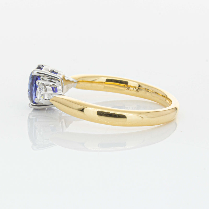 18ct Yellow Gold 1.25ct Sapphire & Diamond Ayla Ring-Ring-Walker & Hall