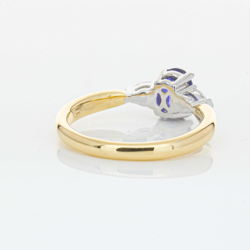 18ct Yellow Gold 1.25ct Sapphire & Diamond Ayla Ring-Ring-Walker & Hall