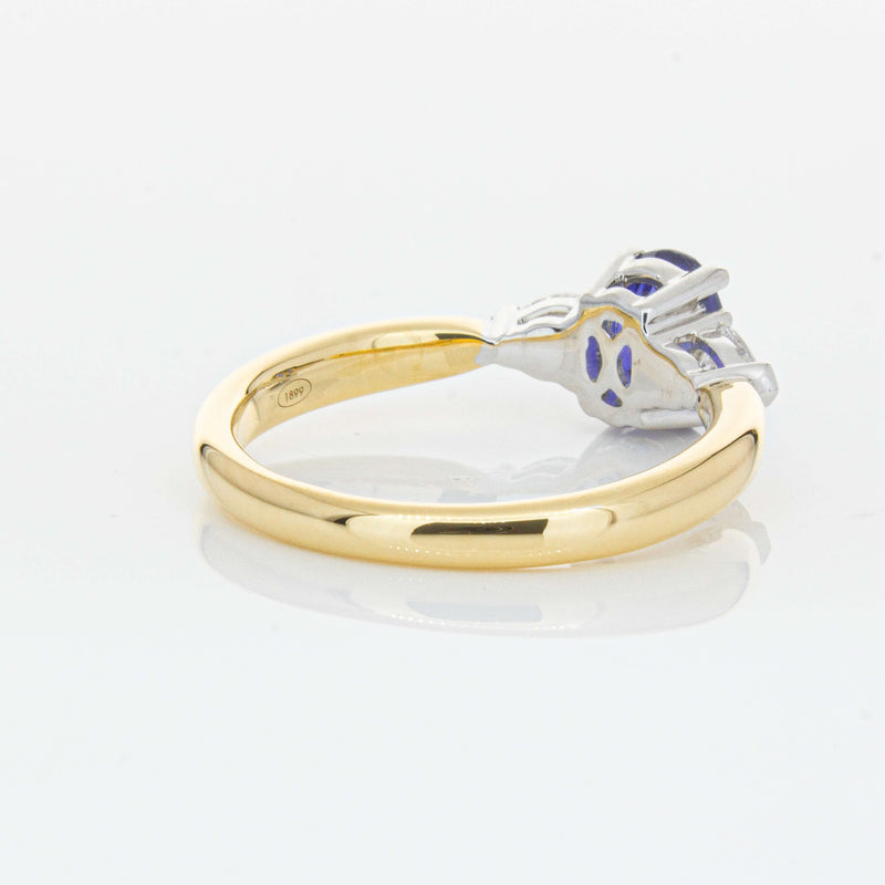 18ct Yellow Gold 1.25ct Sapphire & Diamond Ayla Ring-Ring-Walker & Hall